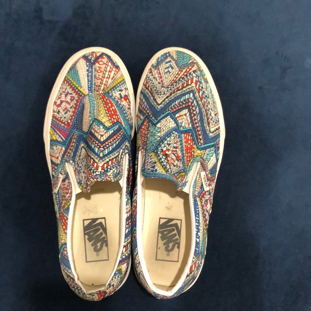Slip on pattern vans